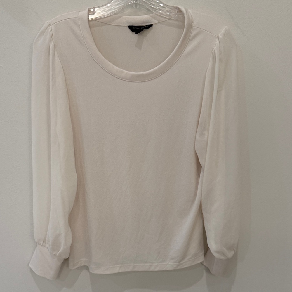 Banana Republic Factory Soft Cream Blouse